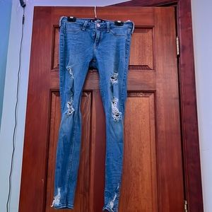 Hollister ripped jeans